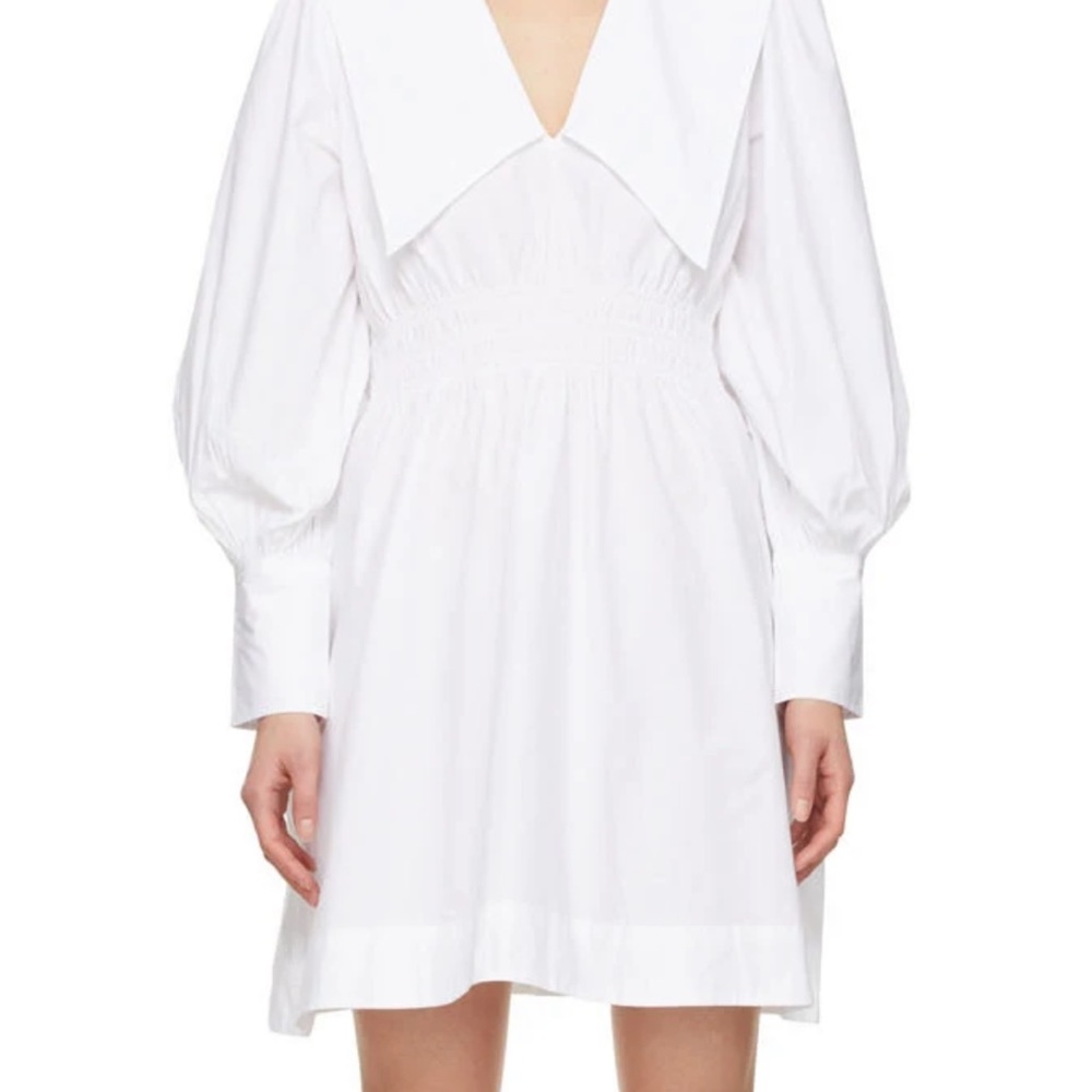 White Ganni Dress size L and XL